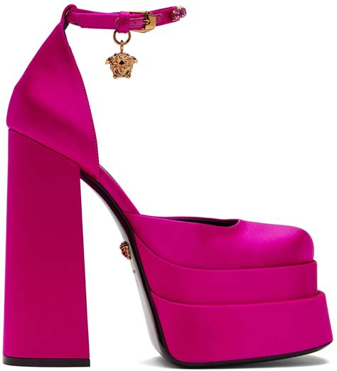 versace tacchi platform|versace pink label.